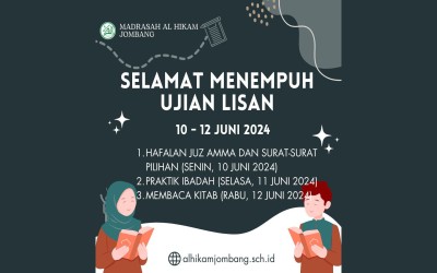 Semangat Gemilang Siswa Madrasah Al Hikam Jombang Hadapi Ujian Lisan